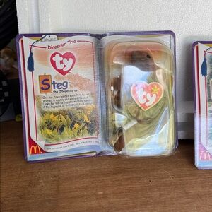 Ty Dinosaur Trio Steg with Green and Brown